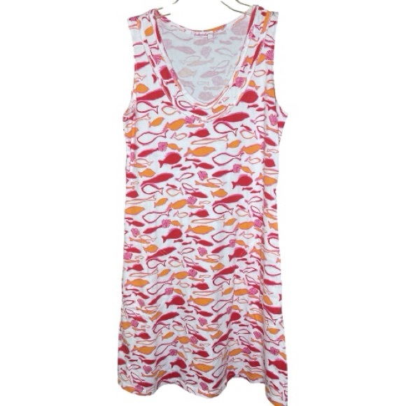 fresh produce Dresses & Skirts - Fresh Produce Pink and Orange Dress Sz M